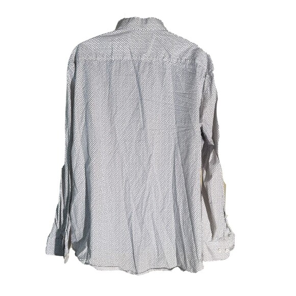 PERRY ELLIS Men's Long Sleeve Button Down Stretch Shirt White XXL - Picture 3 of 6